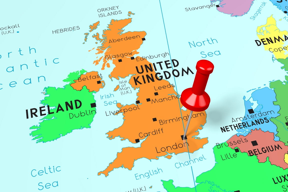 mapa wielka brytania DomPolski.uk - Polacy w Wielkiej Brytanii UK